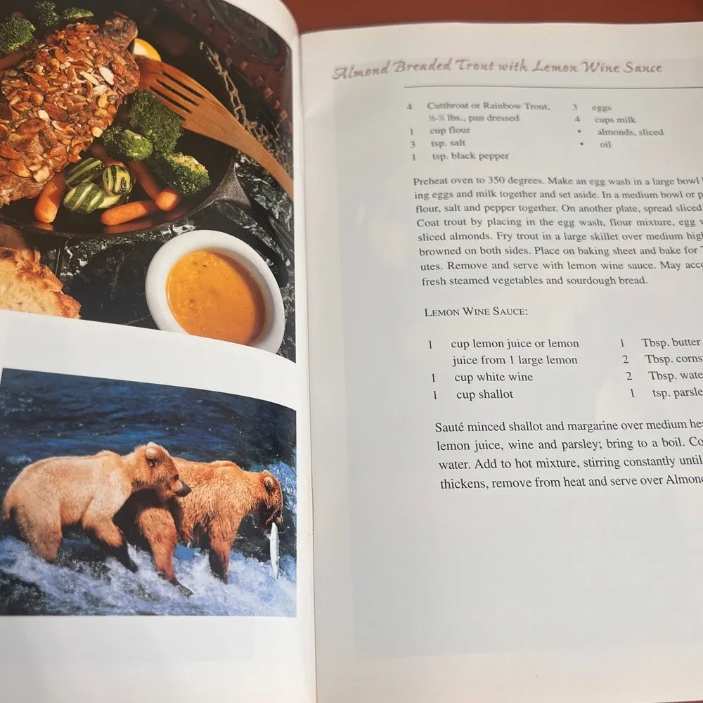 Alaskan Cooking Cookbook 1995 Arctic Circle Enterprises Seafood Wild Game